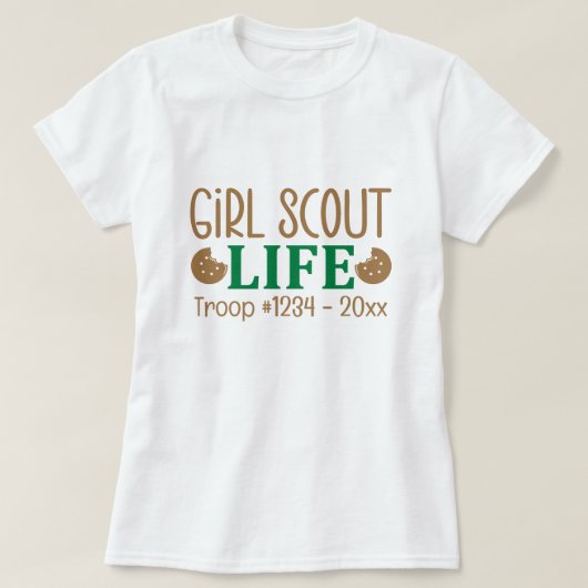 Commemorative Girl Scout Life Tシャツ (デザイン正面)