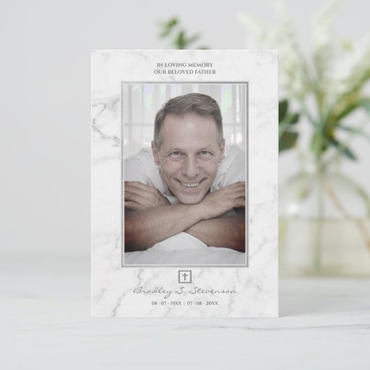 Commemorative Men Funeral Loved One Father (スタンド正面)