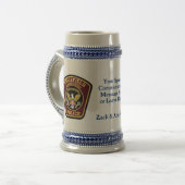 Commemorative Name Date Keepsake Stein Mug ビールジョッキ (正面左)