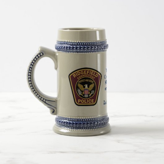 Commemorative Name Date Keepsake Stein Mug ビールジョッキ (左)