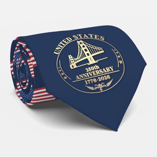 Commemorative USA 250th Anniversary  ネクタイ (ロール)