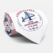 Commemorative USA 250th Anniversary  Neck Tie ネクタイ (ロール)