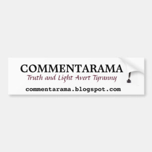Commentarama バンパーステッカー