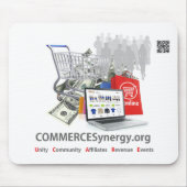 COMMERCESynergy – マウスパッド (正面)