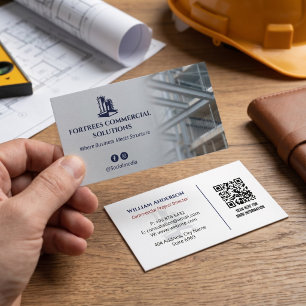 Commercial Building Contractors アイアングレー 名刺