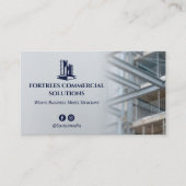 Commercial Building Contractors | アイアングレー 名刺 (正面)