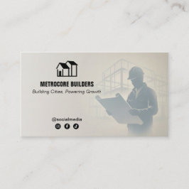 Commercial Building Contractors | Gray Sketch 名刺