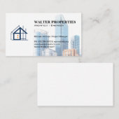 Commercial Buildings | Construction | Architecture 名刺 (正面/裏面)