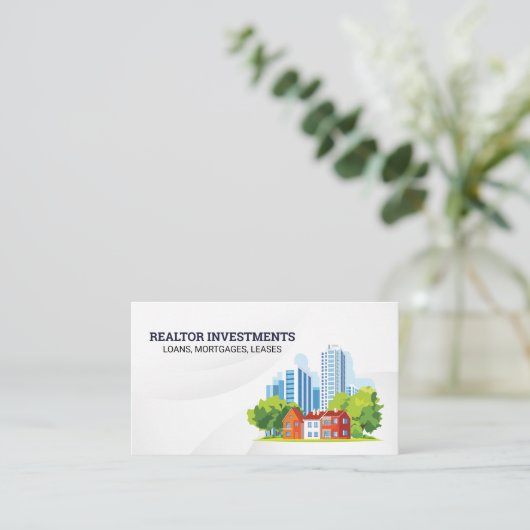 Commercial Buildings | Residential | Properties 名刺 (スタンド正面)