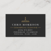 Commercial Cleaning 名刺 (正面)