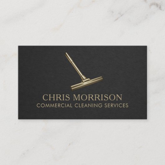 Commercial Cleaning Services Professional 名刺 (正面)