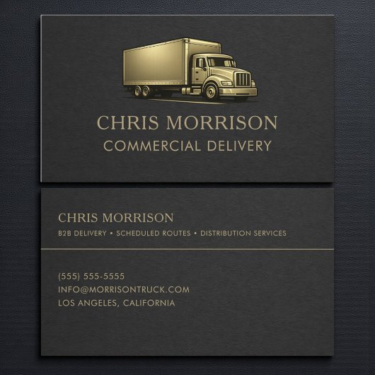 Commercial Delivery Services Professional 名刺