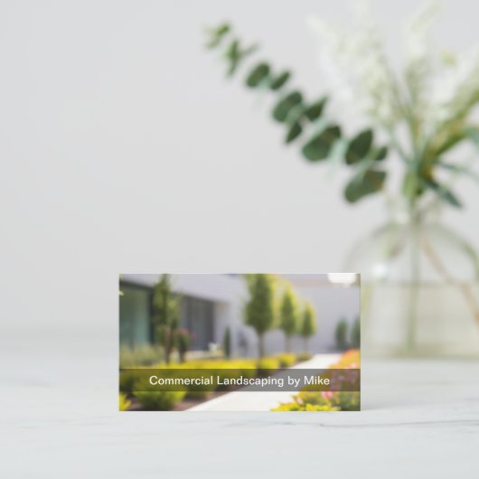 Commercial Landscaping Team Services 名刺 (スタンド正面)