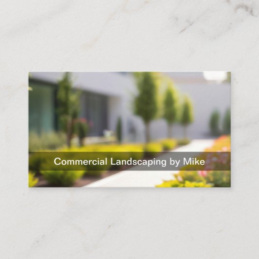 Commercial Landscaping Team Services 名刺 (正面)