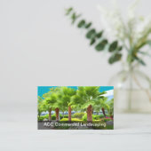 Commercial Office Landscaping Business Cards 名刺 (スタンド正面)