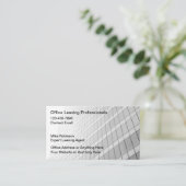 Commercial Office Leasing Agent名刺 名刺 (スタンド正面)