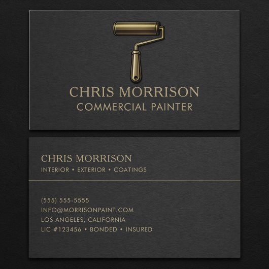 Commercial Painter Professional  名刺