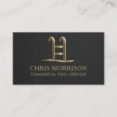 Commercial Pool Services Business Card 名刺 (正面)