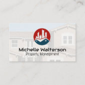 Commercial Real Estate Logo | Property Management 名刺 (正面)