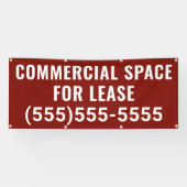 Commercial Space for Lease Banner 横断幕 (横)
