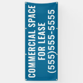 Commercial Space for Lease Banner 横断幕 (縦)