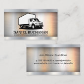 Commercial Truck Driver | Transport 名刺 (正面/裏面)