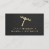 Commercial Window Cleaning Business Card 名刺 (正面)