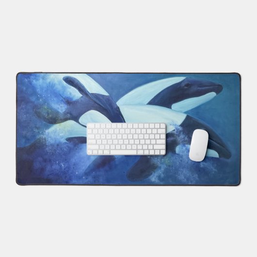 Commersons Dolphins デスクマット (キーボード&マウス)