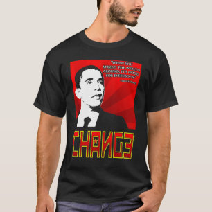 Commieのオバマのプロパガンダのワイシャツ Tシャツ