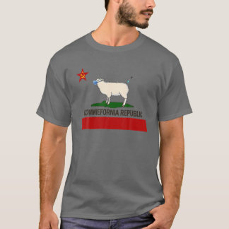 Commiefornia Republic California State Flag Funny Tシャツ