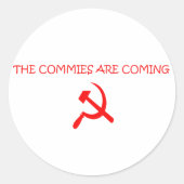 COMMIES ラウンドシール (正面)