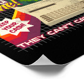 Commit Tax Fraud Online! Distressed Retro Video Ga ポスター (角)