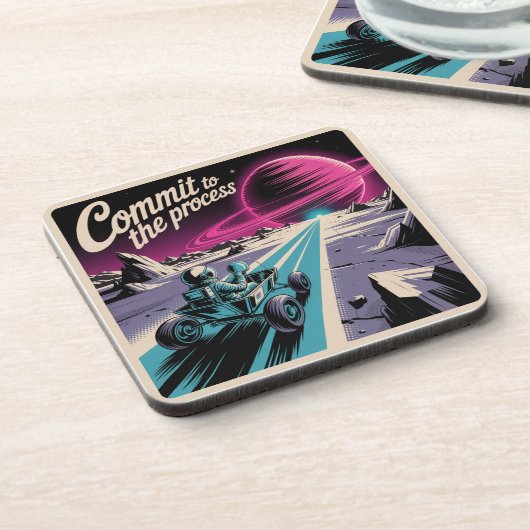 Commit To The Process コースター (左側)
