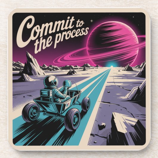 Commit To The Process コースター (正面)