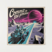 Commit To The Process タペストリー (正面)