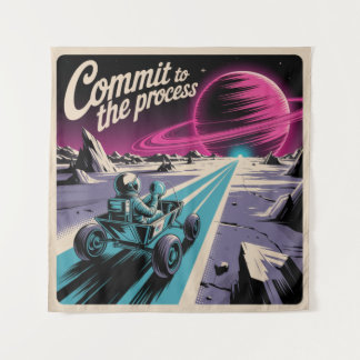 Commit To The Process タペストリー