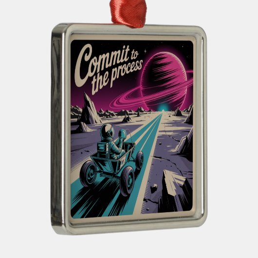Commit To The Process メタルオーナメント (右)