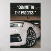 Commit to the Process Quote Poster ポスター (正面)
