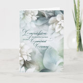 Commitment Ceremony Congratulations White Magnoli カード (正面)