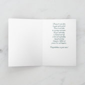 Commitment Ceremony Congratulations White Magnoli カード (内部)