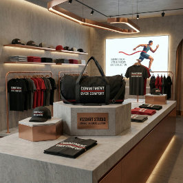 Commitment Over Comfort Gym Duffel Bag ダッフルバッグ