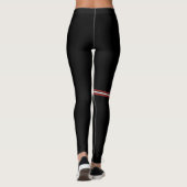 Commitment Over Comfort Gym Motivation Leggings レギンス (裏面)