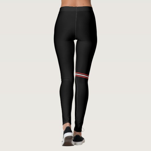 Commitment Over Comfort Gym Motivation Leggings レギンス (裏面)