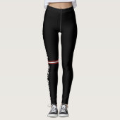 Commitment Over Comfort Gym Motivation Leggings レギンス (正面)
