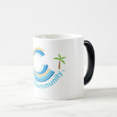 Commiunityの青いマグ モーフィングマグカップ (正面右)