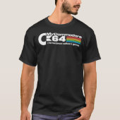 Commodore 64ロゴ必須 tシャツ (正面)