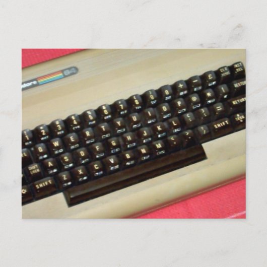 Commodore 64 8ビットホームコンピュータ ポストカード (正面)