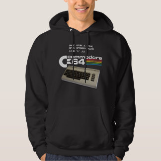 Commodore 64 C64 Logo Computer with Quote Load, 8, パーカ
