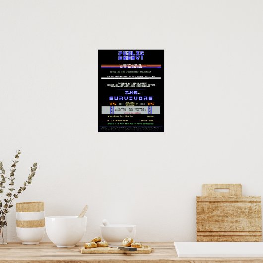 Commodore 64 Intro画面14インチx 18インチPE & TS ポスター (キッチン)