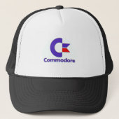 commodore retro trucker hat キャップ (正面)